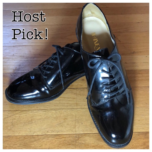 Ipanema Shoes - Ipanema Black Patent Leather Shoes Size 7.5